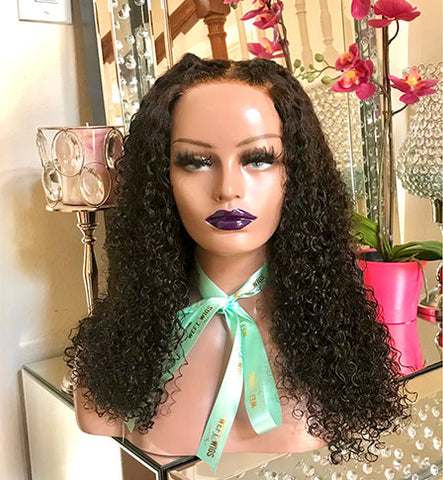 Ebony Super Curly Wig