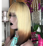 Smokey Latte Blonde Brown Bob